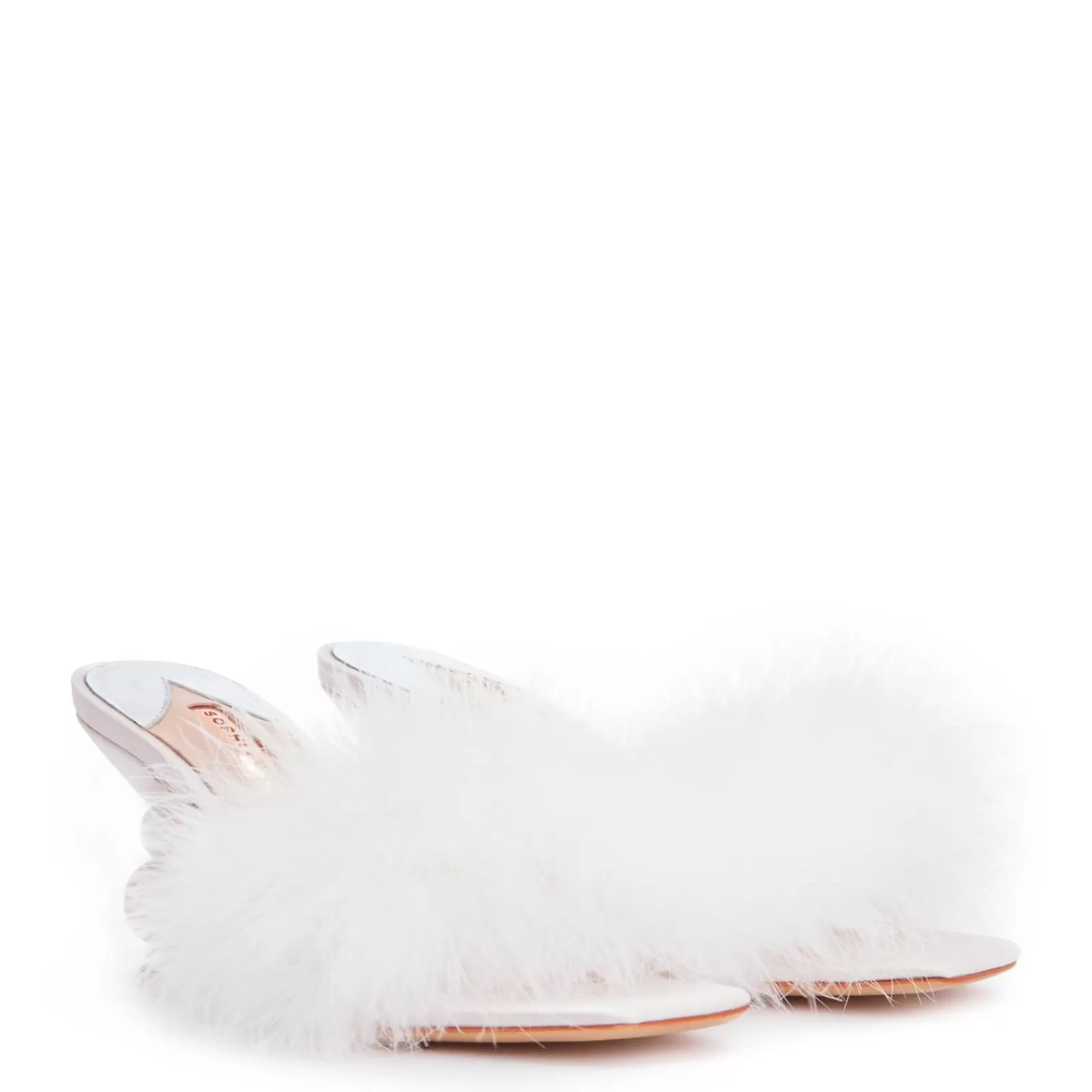 Sophia Webster Delicia Marabou Mid Mule^ HEN DO EDIT | BRIDAL